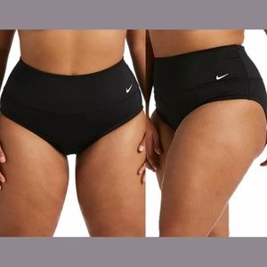 NEW Nike Essential High Waist Swim Bottoms in Black [PLUS SIZE‎ 3X ]